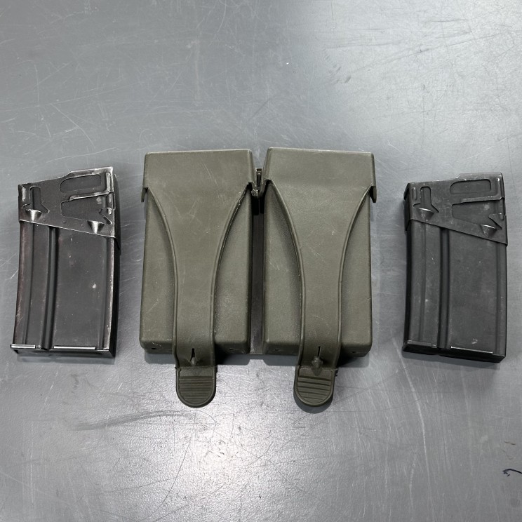 German G3 Double Magazine Pouch w/ Magazines - USED German G3 Double Magazine Pouch w/ Magazines - USED